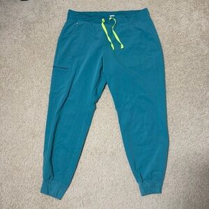 Figs Zamora Marine Cactus PO 1534 Scrub Jogger Pants Size Large L Uniform Doctor